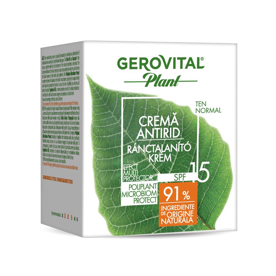 crema antirid gerovital plant